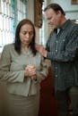 A Man Praying Together with a Woman