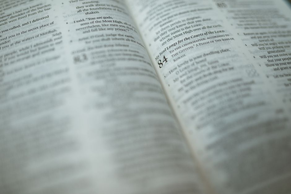 Open Bible with a highlighted verse for comfort - bible verses for grief of a parent Open Bible with a highlighted verse for comfort - bible verses for grief of a parent