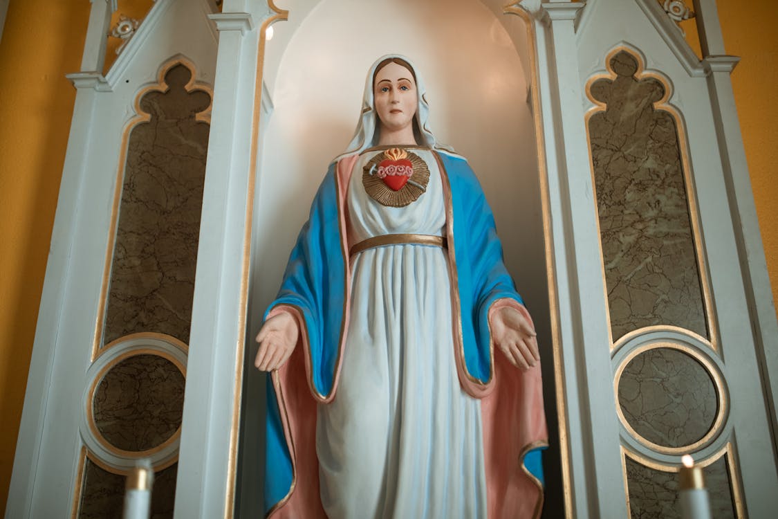 Free Virgin Mary Figurine Stock Photo