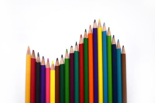 Free stock photo of color pencils, colored pencils, pencil set