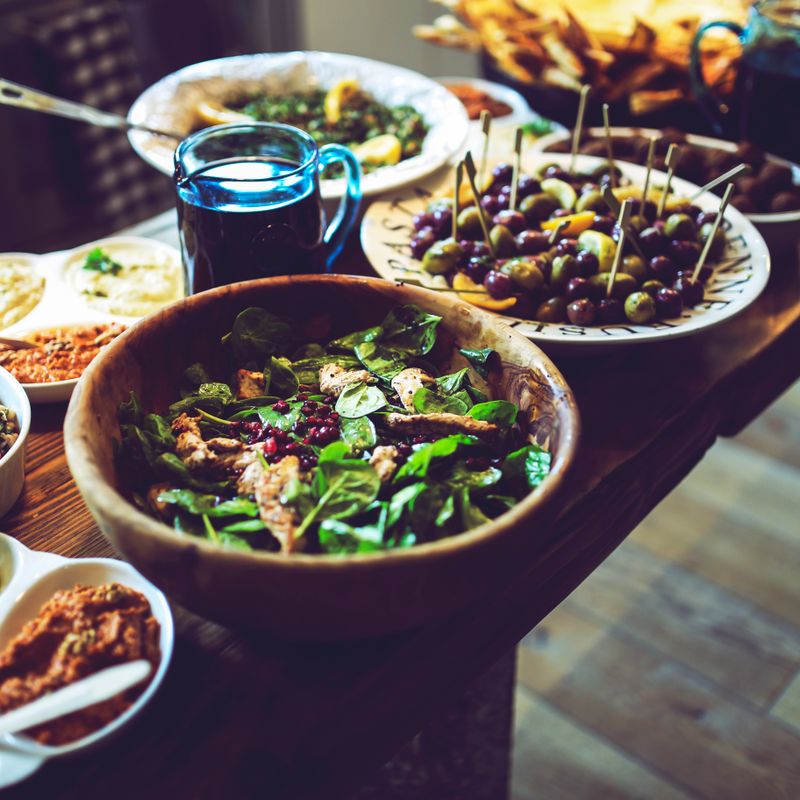 Roasted Green Lentil and Herb Oil Dip
