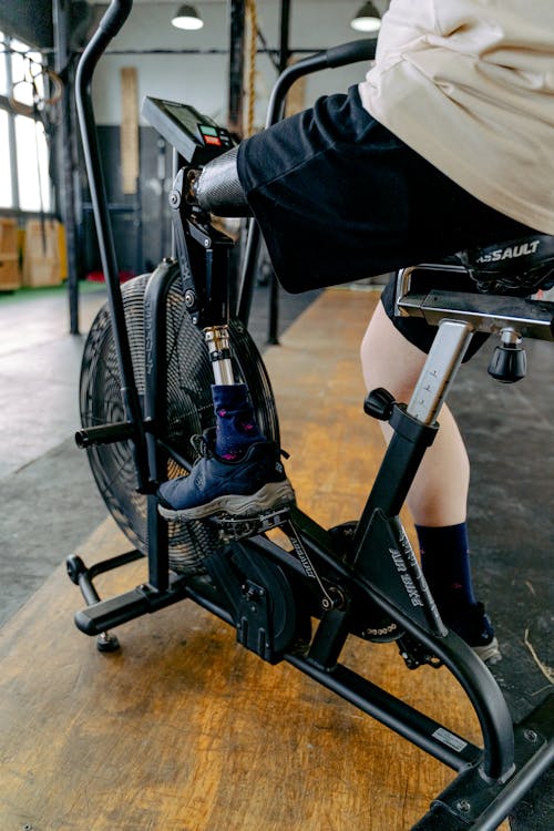 คลังภาพถ่ายฟรี ของ ขาเทียม, ความพิการ, จักรยานนิ่ง