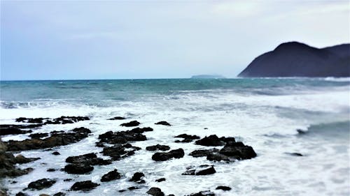 Free Gratis lagerfoto af bjerg, bølger, hav Stock Photo