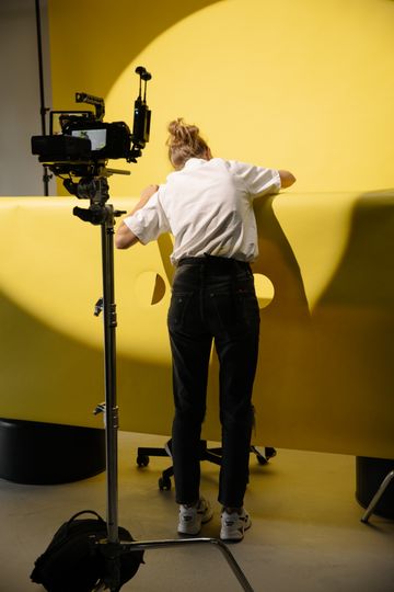 Social-Reel-Dreh im Studio