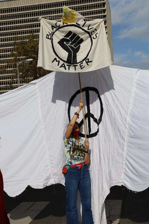 Fotos de stock gratuitas de banderola, blm, calle