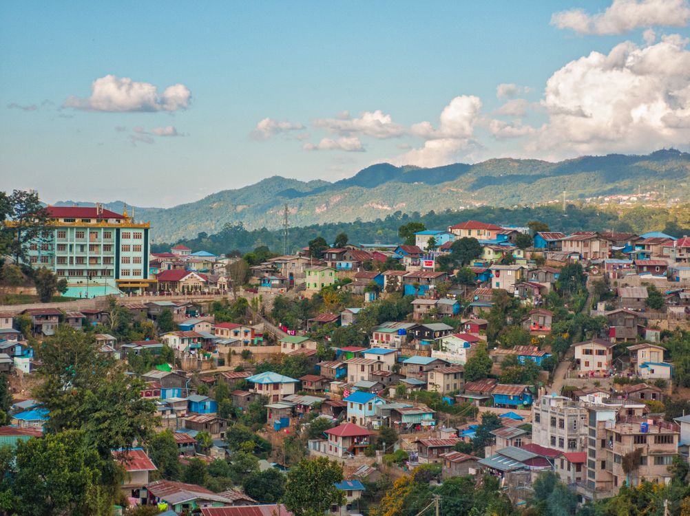 Aerial View of Village ยท Free Stock Photo