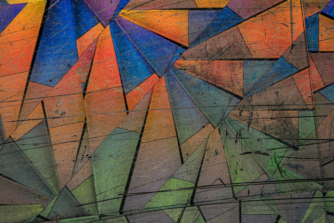 Close-Up Shot of Geographic Pattern · Free Stock Photo