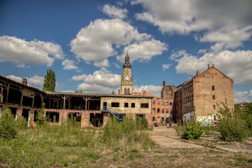 An Abandoned Concrete Building 