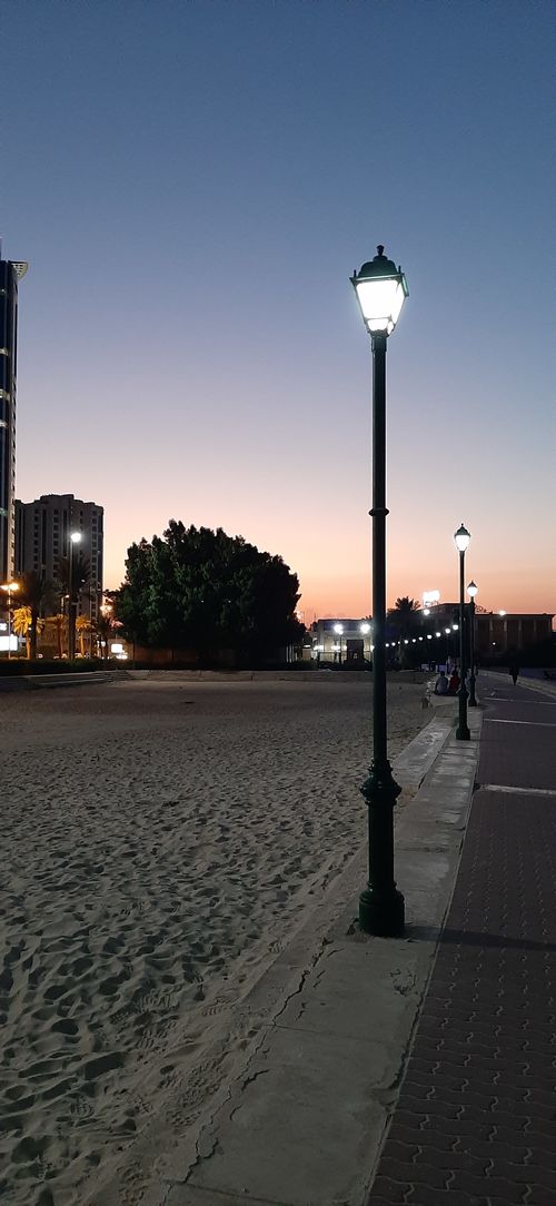 Free stock photo of city street, parh, street lights Stock Photo