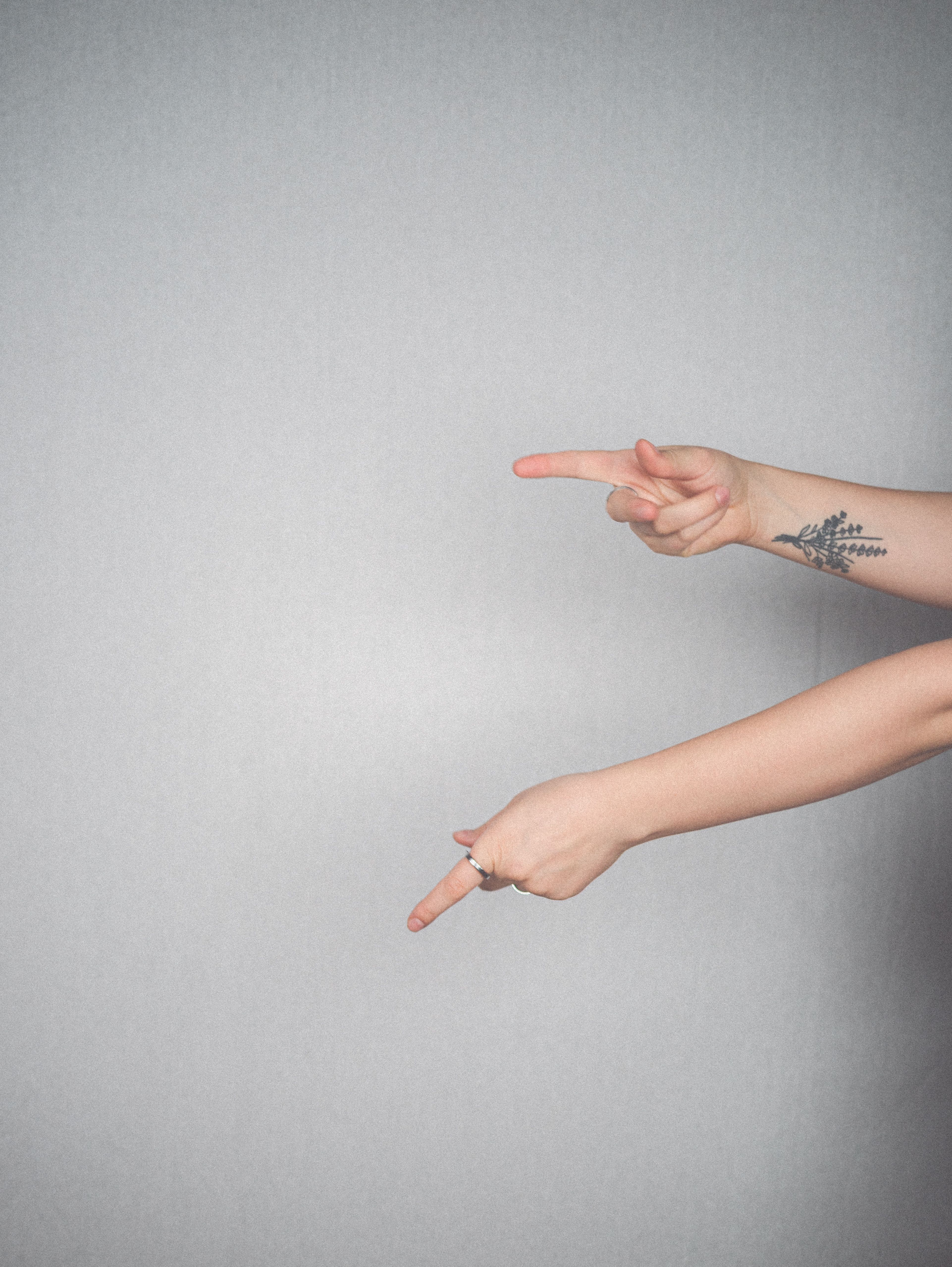 Man Pointing at Drawing · Free Stock Photo