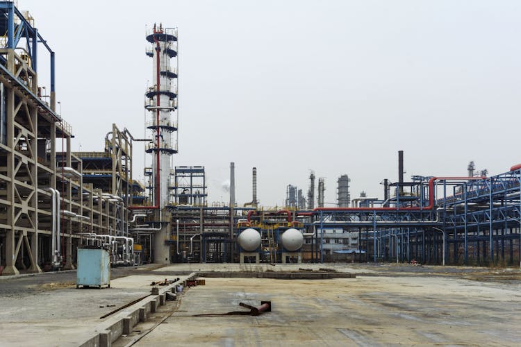 Inside A Petrochemical Industry