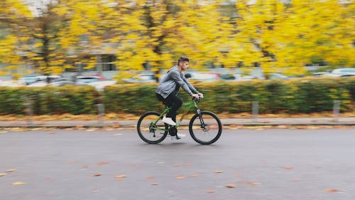 Fotobanka s bezplatnými fotkami na tému bicykel, jeseň, jesenné lístie