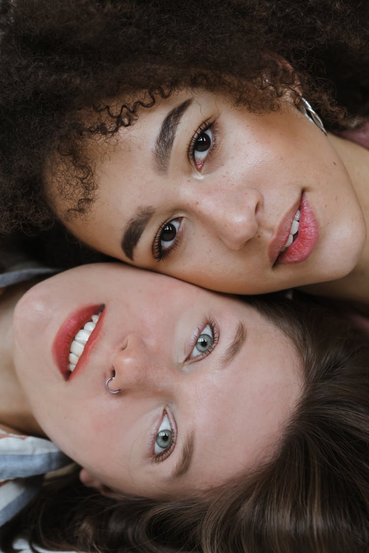 Women Looking At The Camera