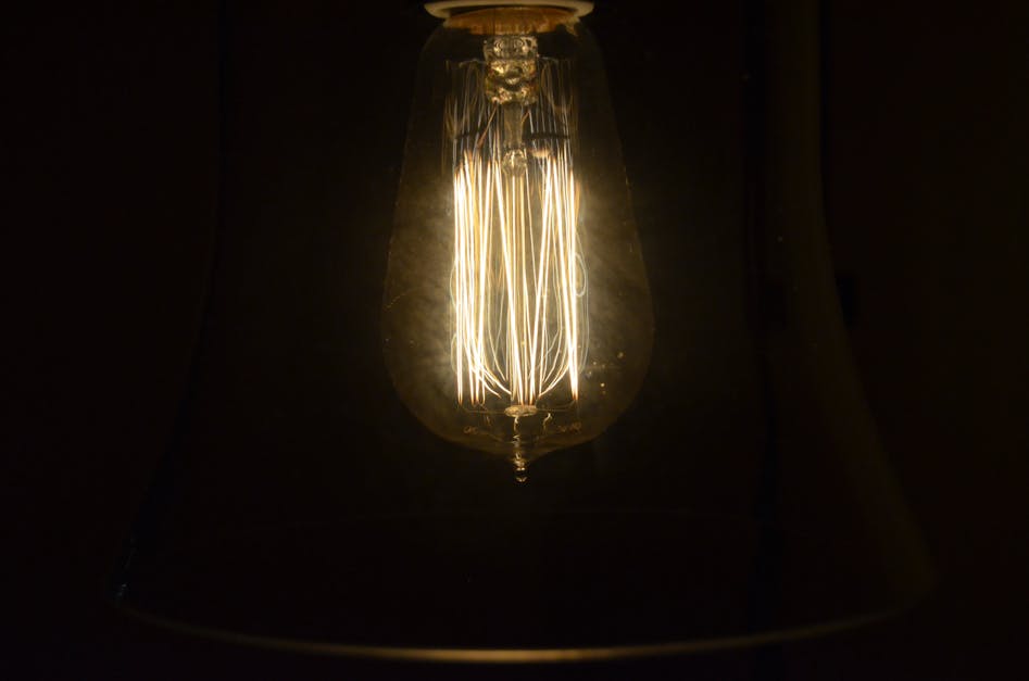 Free stock photo of light bulb, string light bulb
