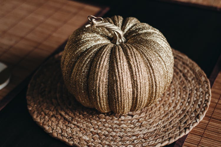 A Glittery Pumpkin