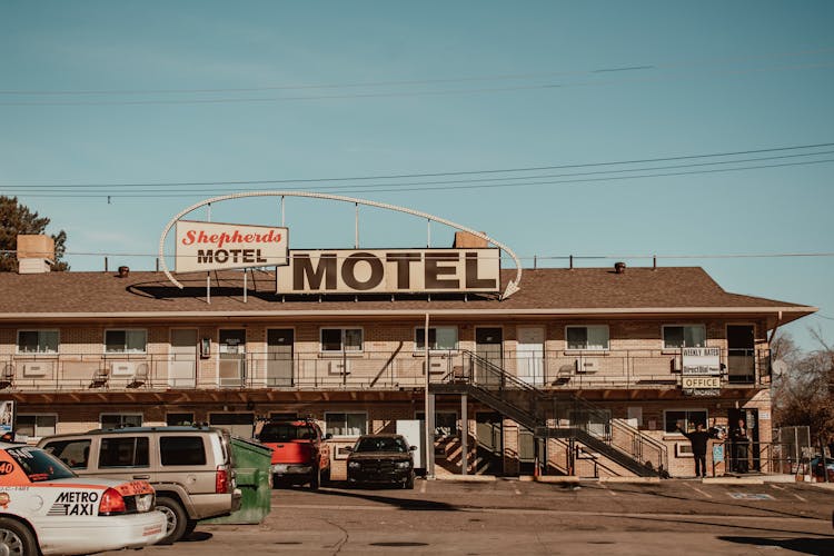 A Motel Under A Blue Sky