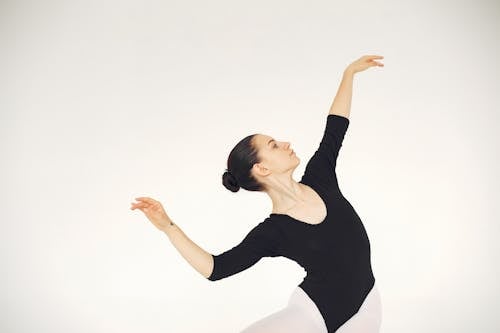 Ballerina in a Ballet Pose 