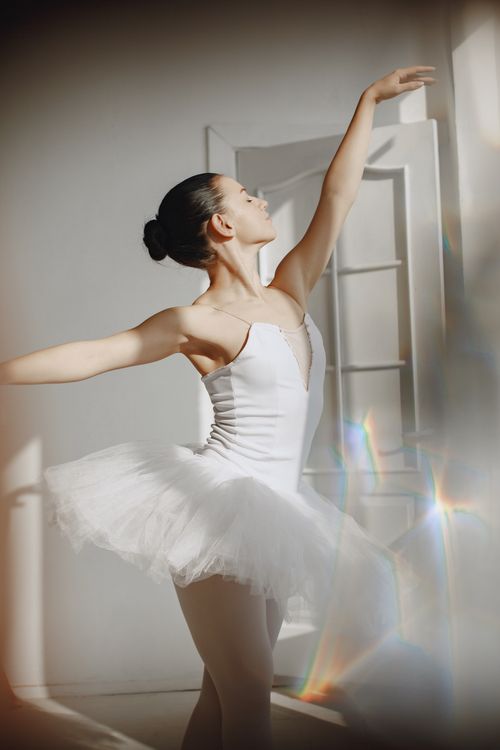 Ballerina in White Ballet Dress Free Stock Photo Ballerina in White Ballet Dress Free Stock Photo