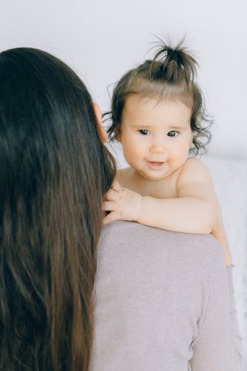 anne, bebek, çocuk içeren Ücretsiz stok fotoğraf