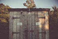Brown Wooden Comfort Rooms for Girls and Boys