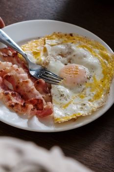 Petit-déjeuner protéiné Quiche Lorraine
