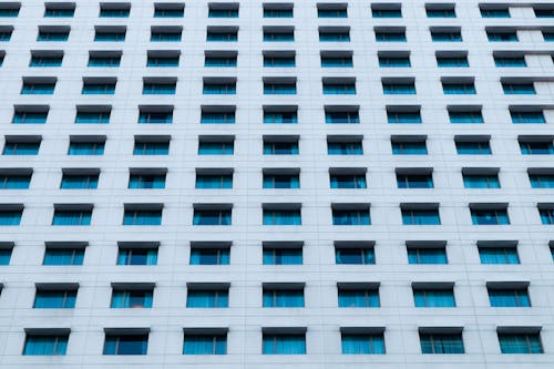 A Low Angle Shot of a Concrete Building