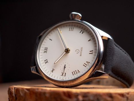 Close Up Shot of Analog Wristwatch