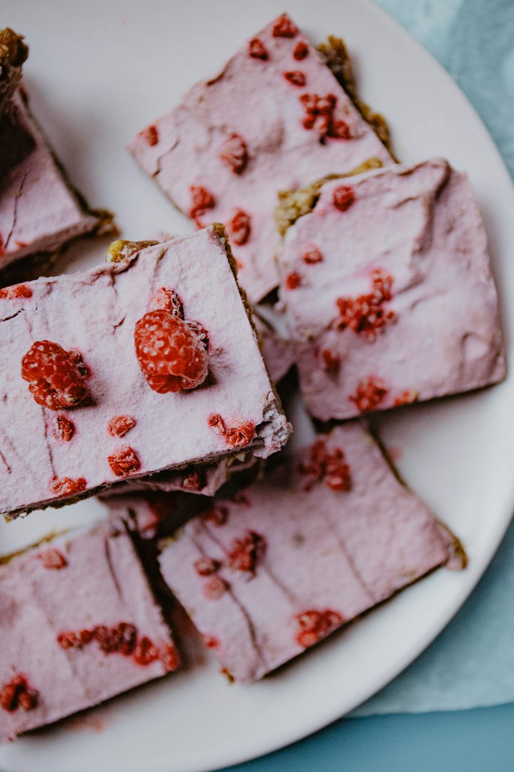 Elegant Raspberry Gelatin Squares