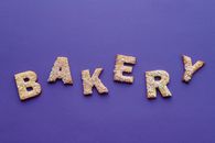Flat Lay of Letter Shaped Cookies