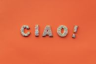 Flat Lay of Letter Shaped Cookies