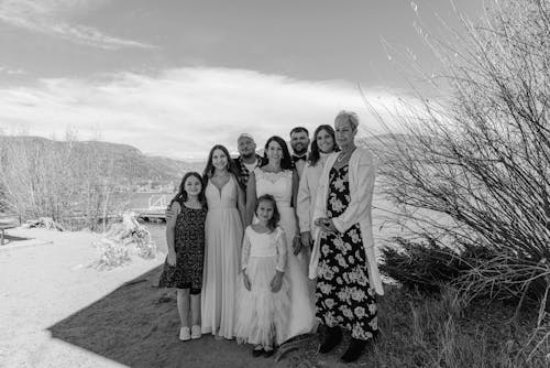 Family on Wedding Photo