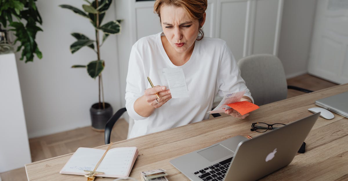 Home Office With Financial Documents