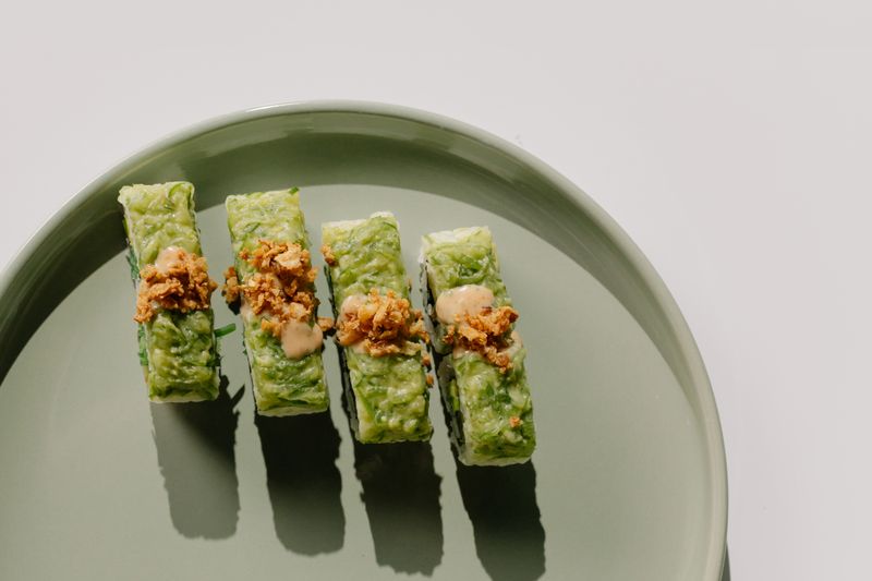 crispy roasted seaweed sheets in a package