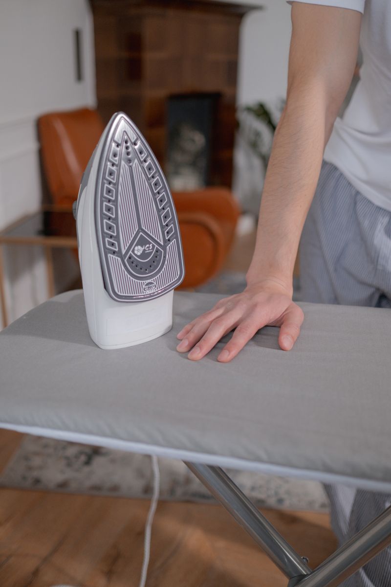 Clothes Pressing Munsiyah for everyday wear – clothes being ironed at home