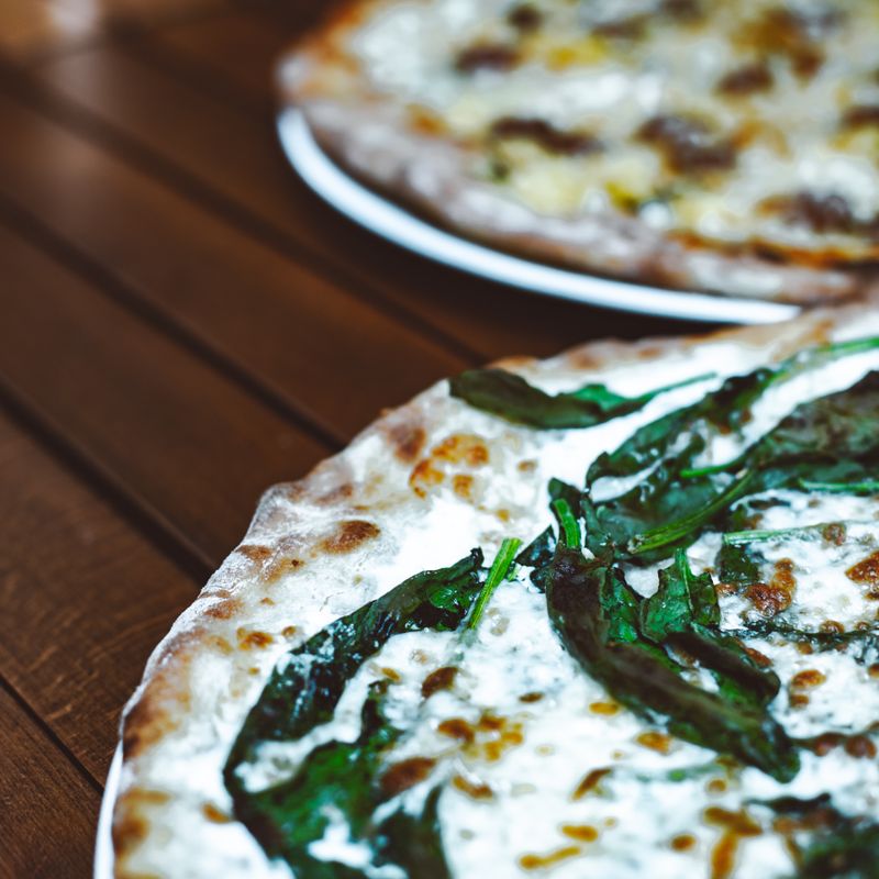 Spinach and Ricotta Pizza