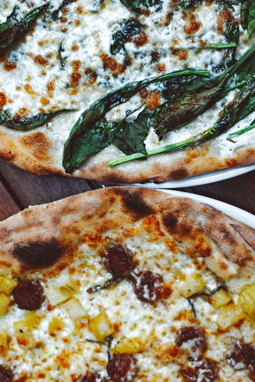Free Close-up of Italian Style Pizzas  Stock Photo