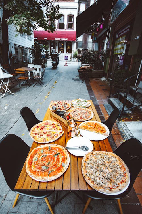 dikey atış, Gıda, Kent içeren Ücretsiz stok fotoğraf