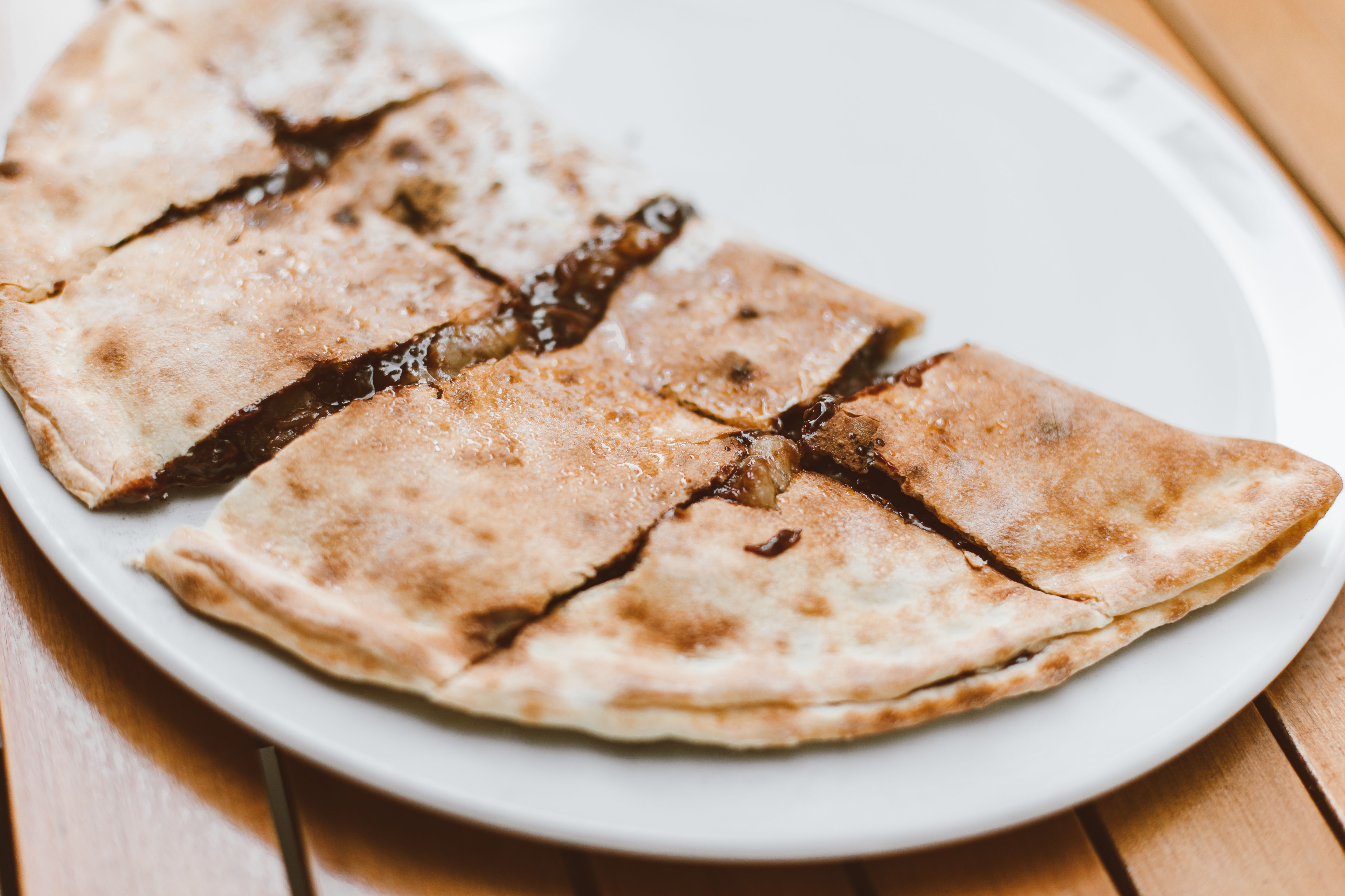 Slow-Cooked Quesadilla with Melted Cheese