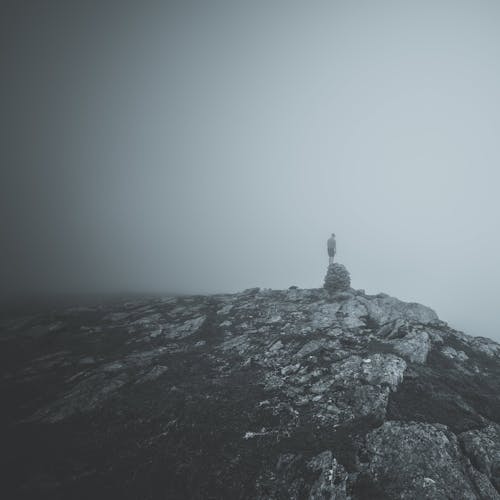 Free stock photo of fog, foggy, mountain