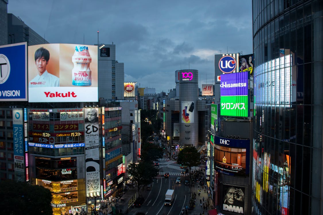 Gratis stockfoto met Azië, billboards, binnenstad