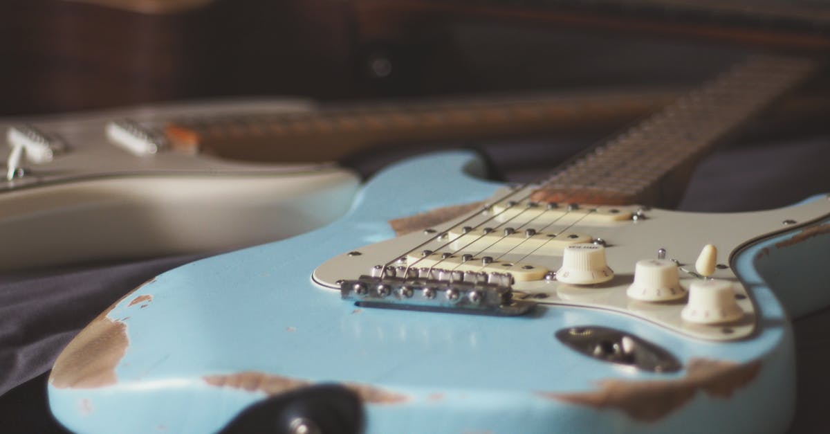 Free stock photo of amp, blue, electric guitar