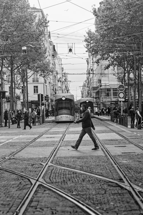 Základová fotografie zdarma na téma centrum města, černé a bílé pozadí, černobílá fotografie