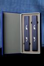 Elegant pair of decorative chopsticks with fish motif, beautifully presented in a gift box.
