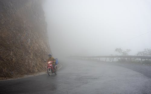 Fotos de stock gratuitas de carretera, carretera de montaña, con niebla