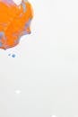 Paint Splash on White Background