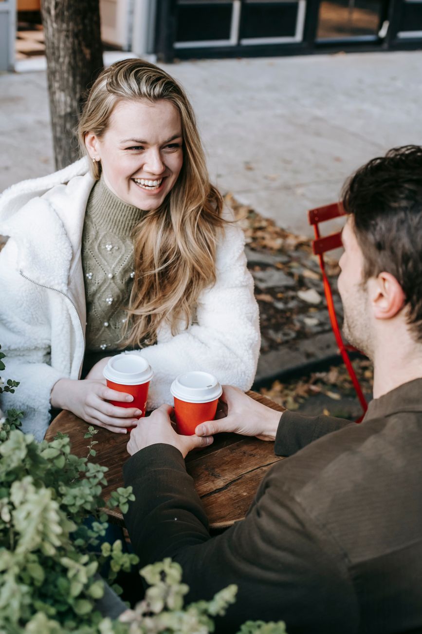 People connecting through mobile dating
