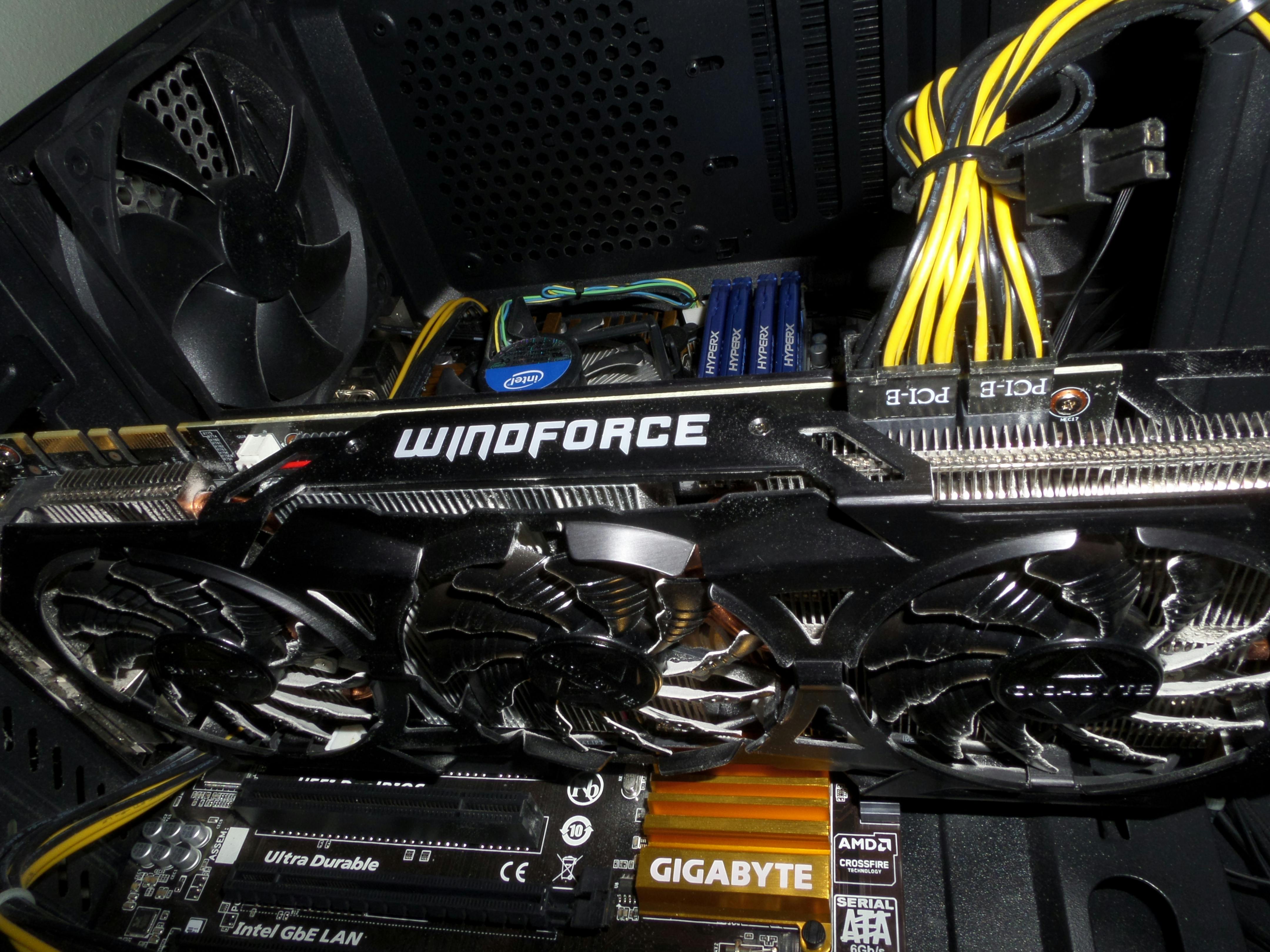 Free stock photo of cables, computer parts, gpu