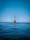 Steel Tower Rig in the Middle of the Ocean