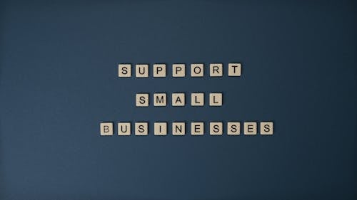 Fotos de stock gratuitas de alfabetos, apoyar a las pequeñas empresas, azulejos de letras