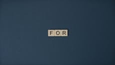 Blue Surface with the Text For